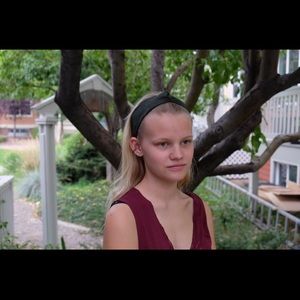 Dark green turban headband